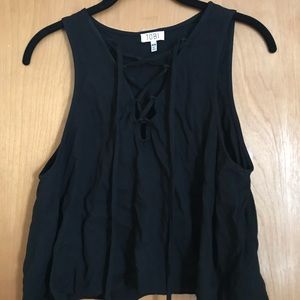 Tobi lace up tank top